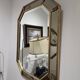 Miroir a parclose doré vintage