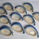 Set of 11 Vintage "Fish" Ceramic Bowls, Signed Charles Amand