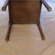 Nightstand walnut with marble top