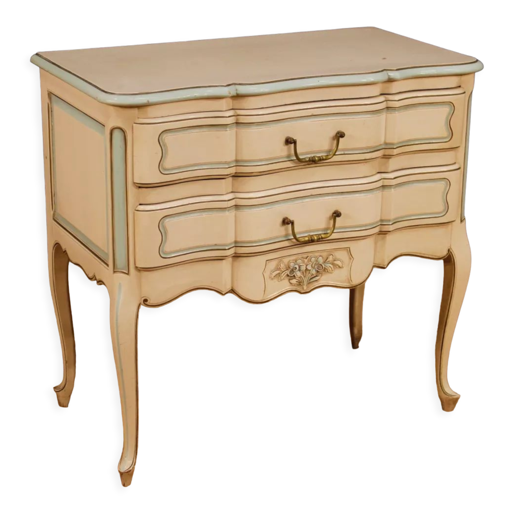 French lacquered and painted dresser from XXth century