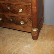 Small Empire walnut secretary from the 19th century