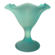 Ice cream or stemware in vintage opal frosted glass