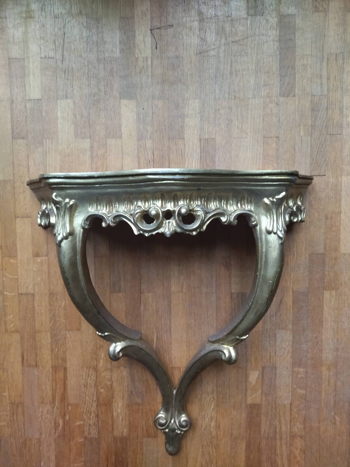 Baroque wall console