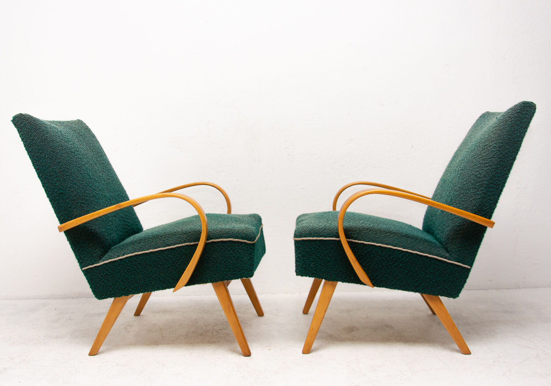 Mid century armchairs by Jaroslav Smidek, 1960, Czechoslovakia