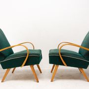 Fauteuils par Jaroslav Smidek, 1960, Tchécoslovaquie