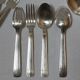 Cutlery set 24 pieces Art Deco in silver metal 84g - Goldsmith's mark
