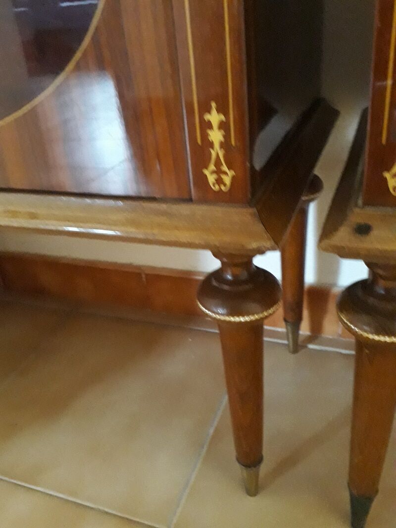 Pair bedside cabinets