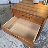 2x Vintage 1960s Danish chests of drawers, night stands teak 60 - 70