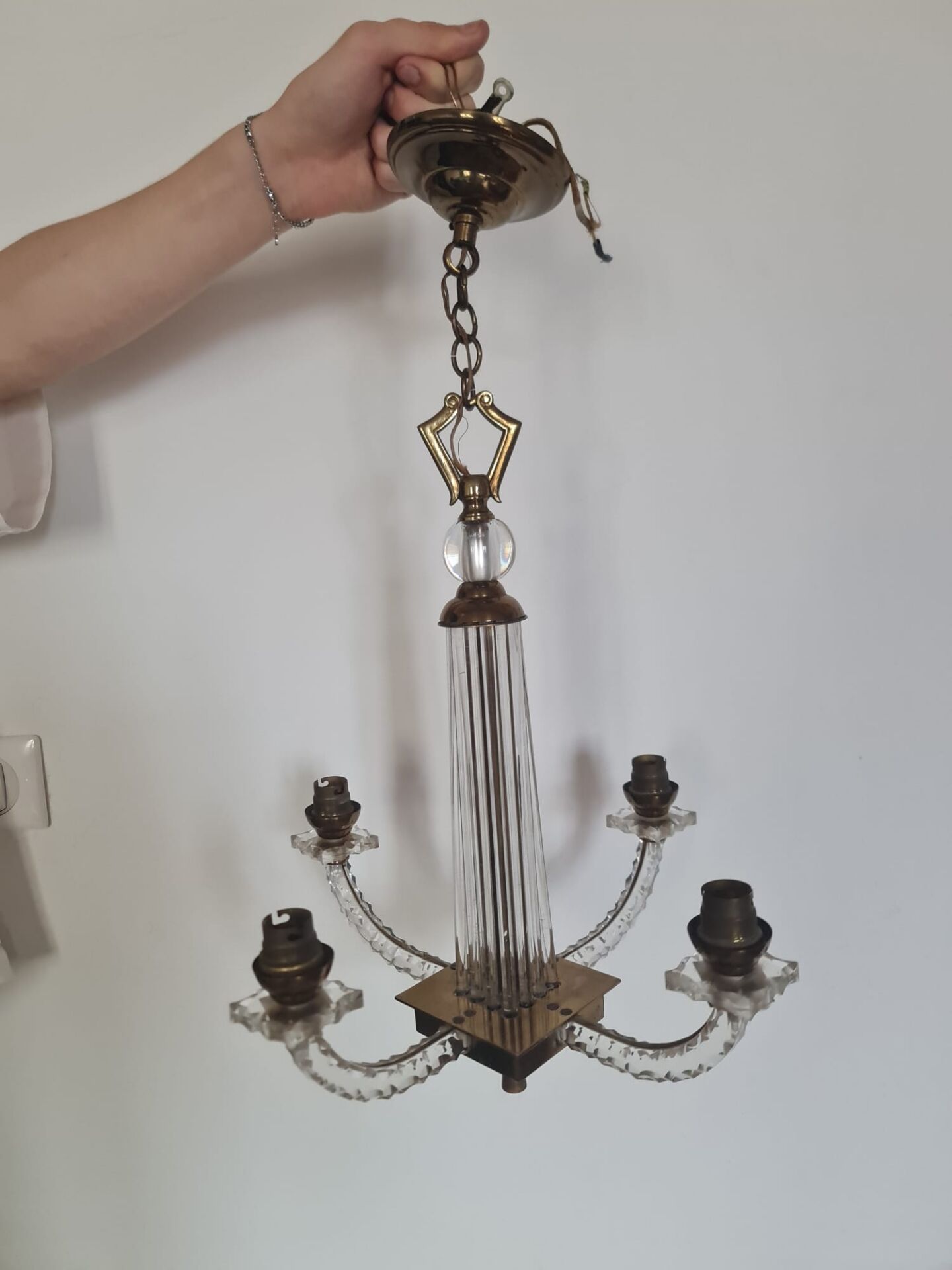 Chandelier Jacques Adnet