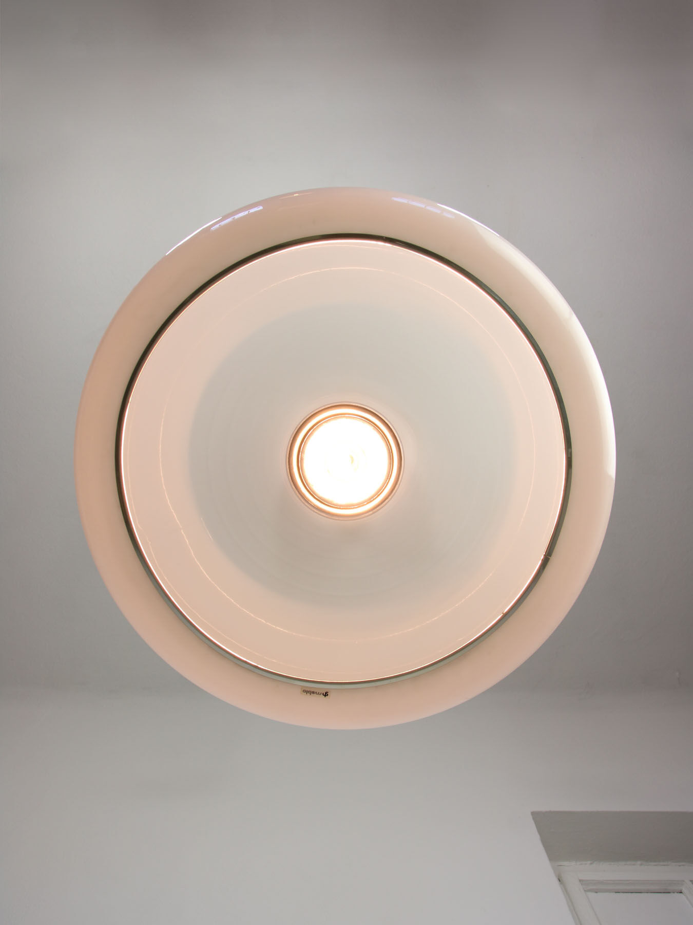 Pendant space-age Guzzini lamp, 70s
