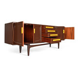 4-drawer, 2-drawer, 2-drawer, circa 1970 brown line