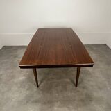 Table scandinave extensible en palissandre 1960