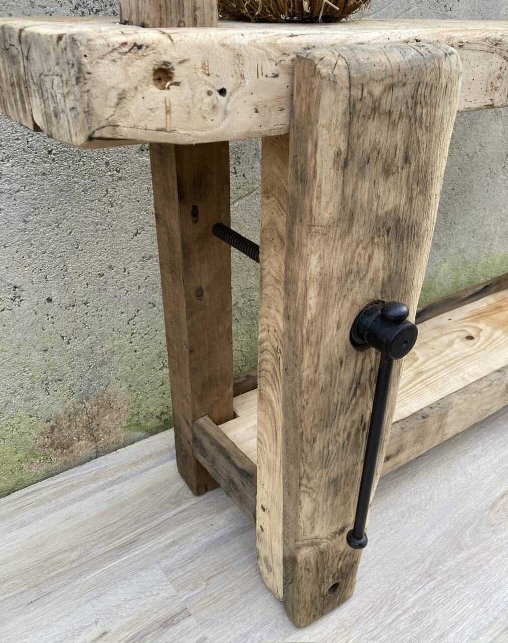 Old small carpenter's workbench