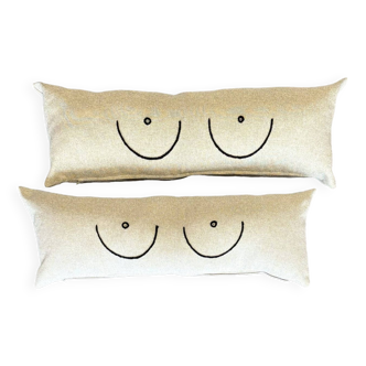 Housse de coussin dessin minimalist