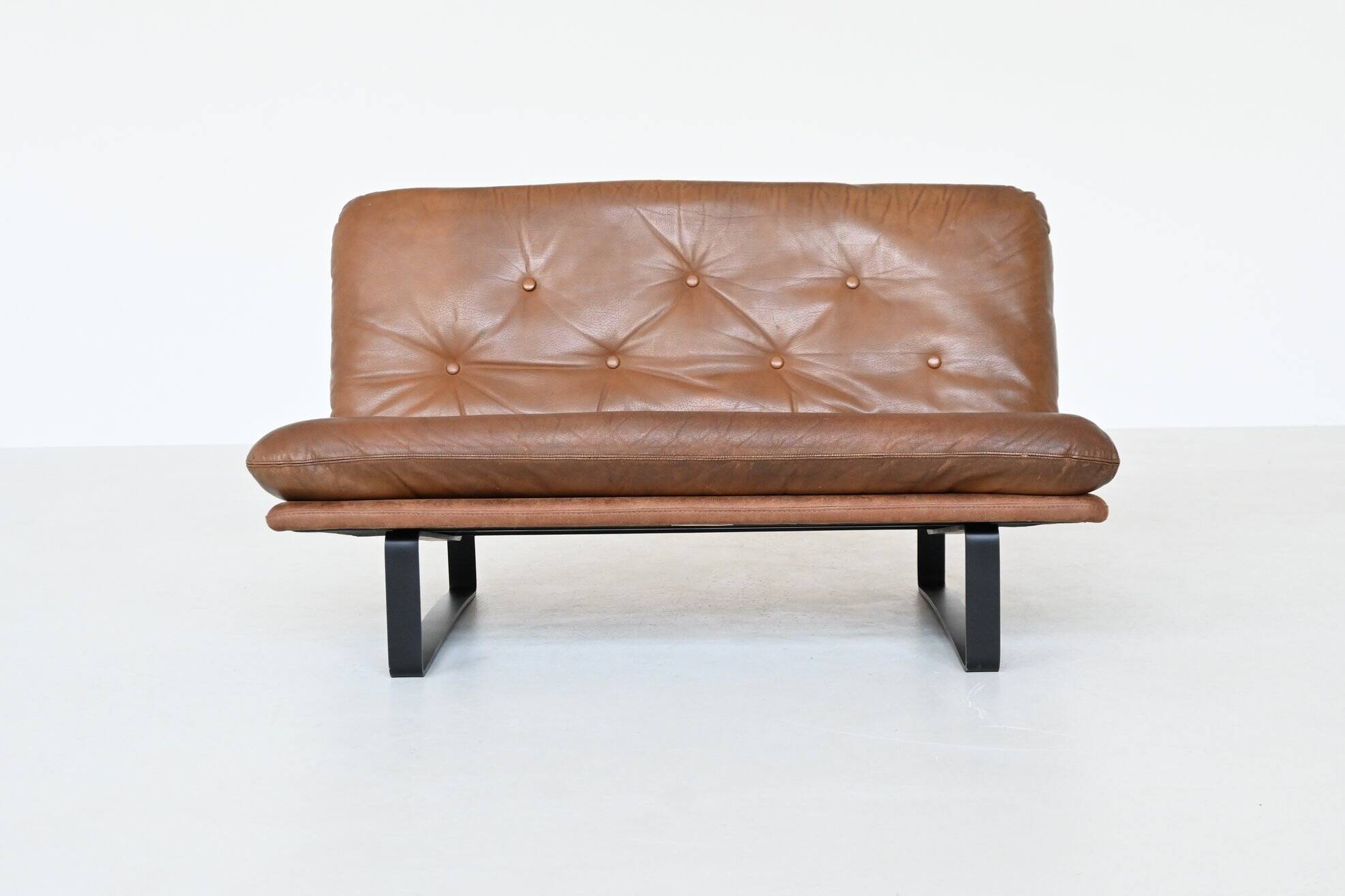 Kho Liang Ie model C683 two-seater sofa Artifort The Netherlands 1968