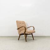 Mid Century Armchair Model 53 By J šmidek For Ton, 1960s