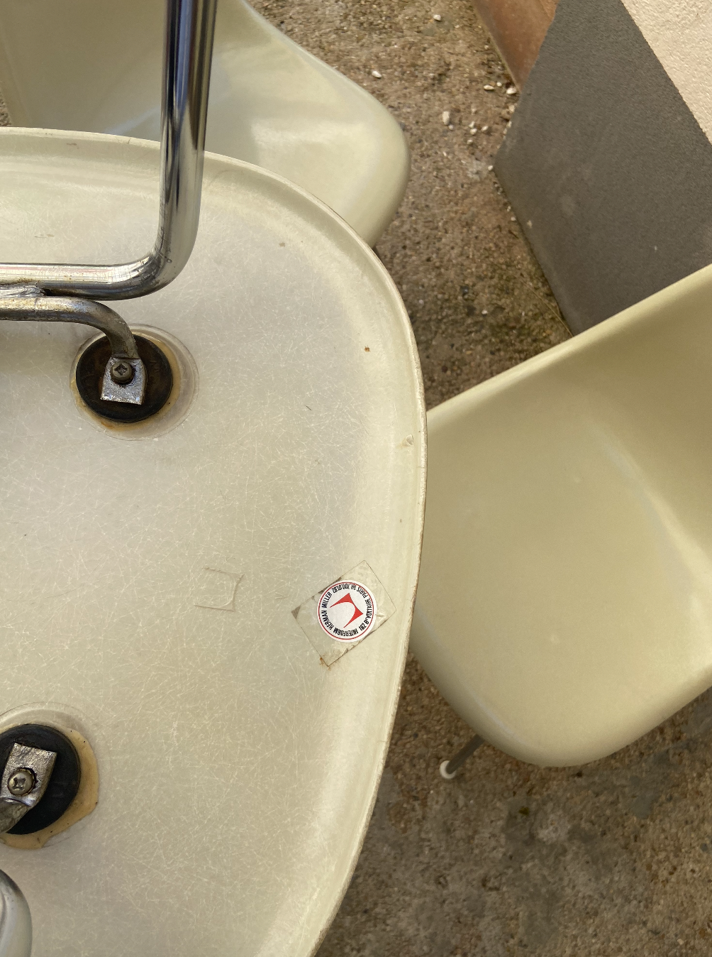 4 DSX chairs by Ray & Charles Eames for Herman Miller 1970