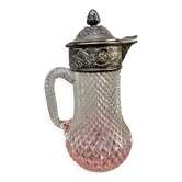Baccarat crystal carafe with silver mount & signed Froment Meurice - Rare