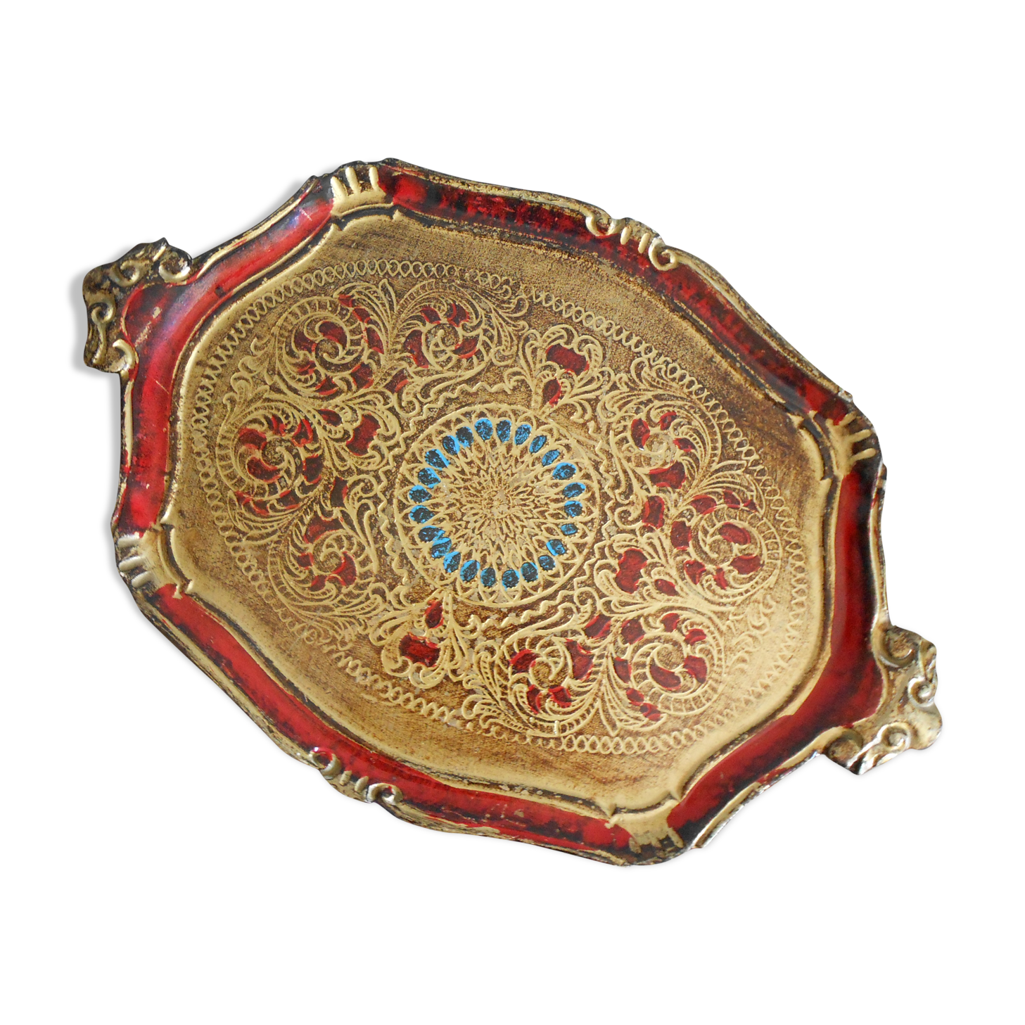 Florentine wooden tray