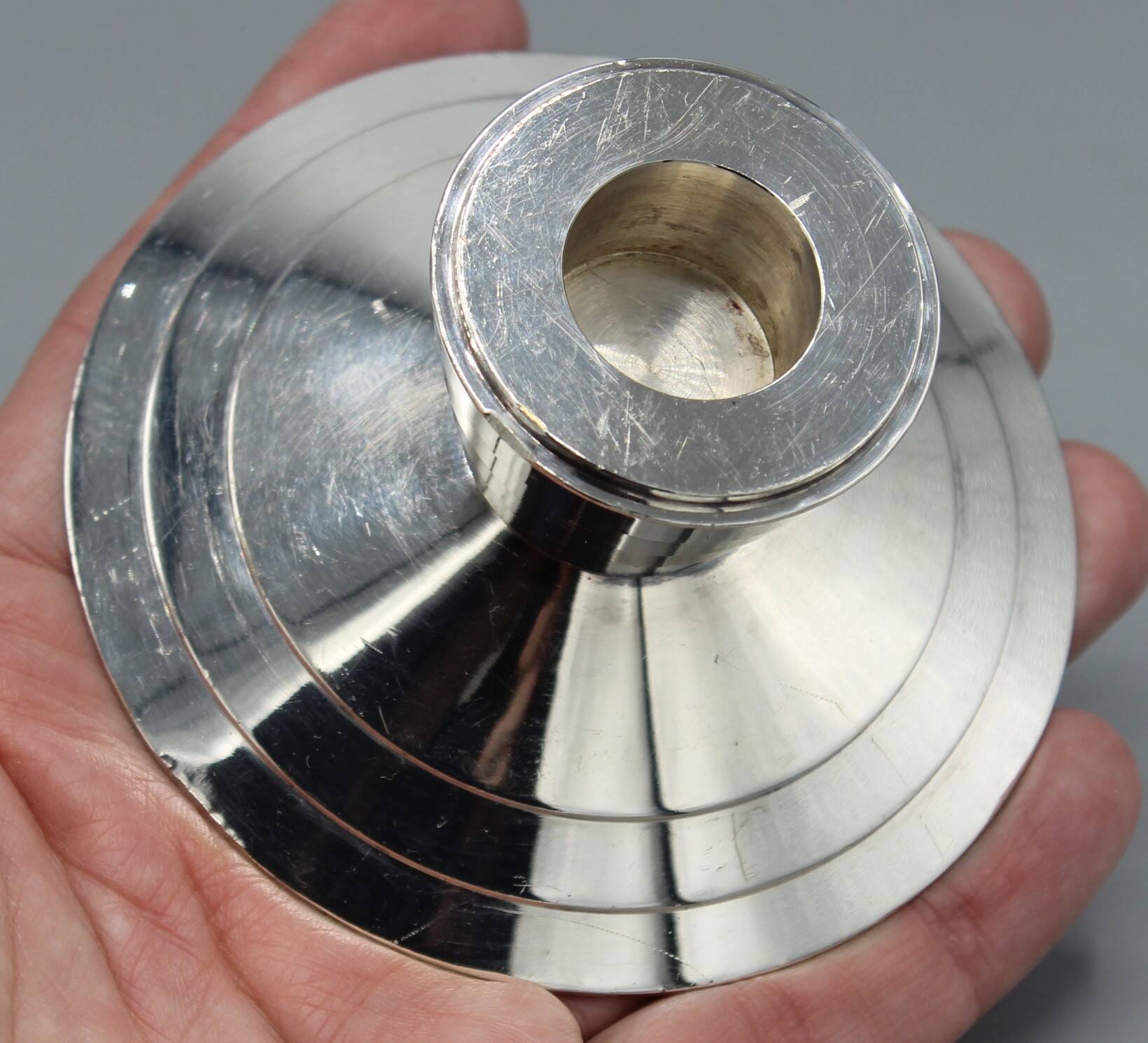 Beautiful silver-plated candle holder - Maison Christofle