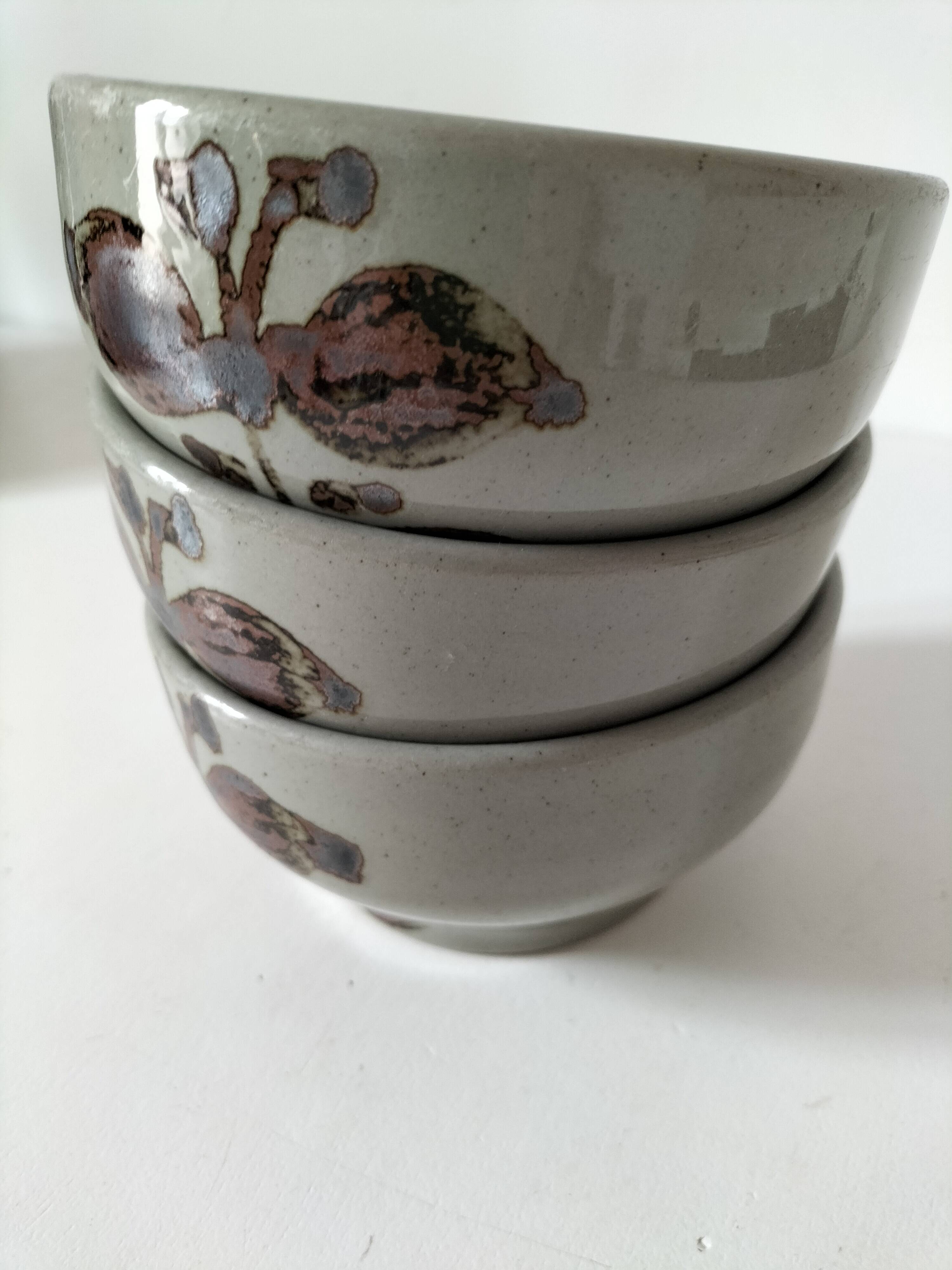 Trio bowls Grès de l'Arnon