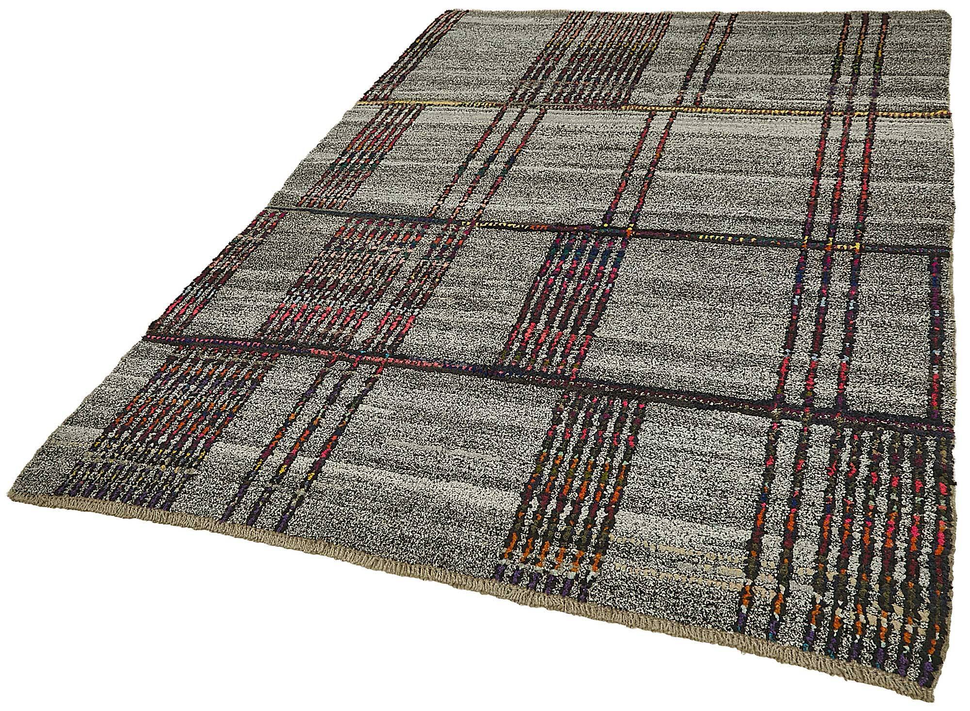 Handwoven Turkish Recycled Boho Rug 177 cm x 237 cm