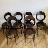 Set of 6 Baumann seagull model chairs