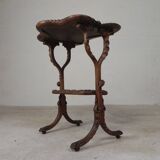 Art Nouveau tea table by Emile Galle, 1899