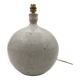 Grande lampe boule grès signée Baudat