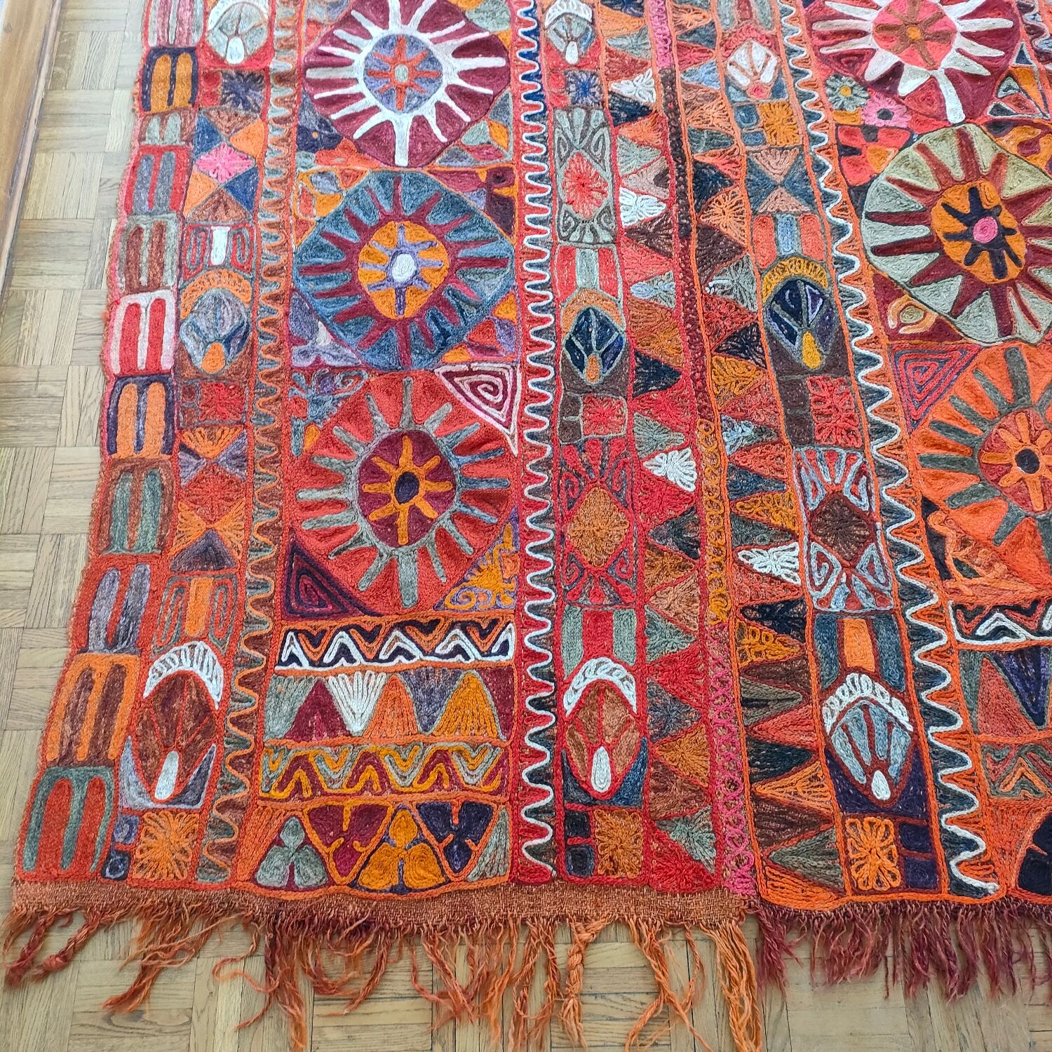 Vintage Kathmandu carpet 155 x 250