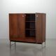 Buffet, meuble de rangement Fristho Franeker en palissandre et verre, années 60