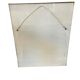 Vintage gold wall mirror with a smoked mirror border.