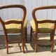 Paire de chaises Louis Philippe en merisier
