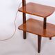 Restored ArtDeco Floor Lamp, J. Halabala, UP Zavody, Walnut, Czechia, 1930s
