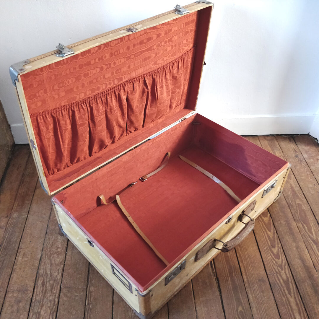 Large vintage suitcase
