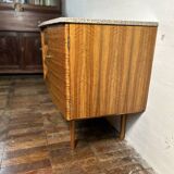 Mid century retro vintage teak sideboard washstand by Beautility 1960