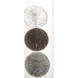 Bordeaux “disks” murano glass chandelier
