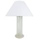 Table lamp signed by Karl Springer with a frosted glass base, 1970s.