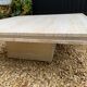 Table basse en travertin 115x115 cm
