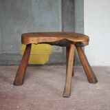 Vintage stool, wooden stool, stool, plant stand, interior decoration