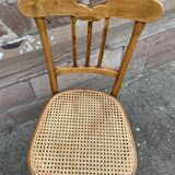 Chaise bois courbé viennoise 19eme J J Kohn
