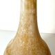 Black and Yellow Scavo Glass Bottle Vase attr. to Gino Cenedese, Italy