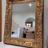 Gilded wooden mirror