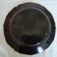 Old dish 28 cm black ceramic ass Forges les Eaux 18th antic french crockery Rouen