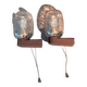 Pair of bedside sconces with RZB leuchten cords 1960 made in Germany