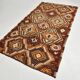 5x9 Red & Orange Faded Colors Anatolian Kilim Rug, 150x271Cm