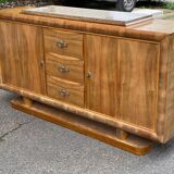 Enfilade buffet art déco louise pied central 1940 200cm