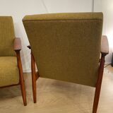 Paire de fauteuils 1950