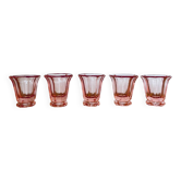 Pink shot glasses