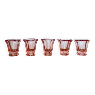 Pink shot glasses